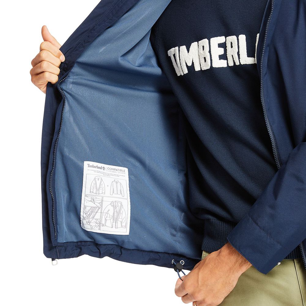 Chaquetas Timberland Hombre Ragged Mountain Waterproof Azul Marino - Chile EAI-392187